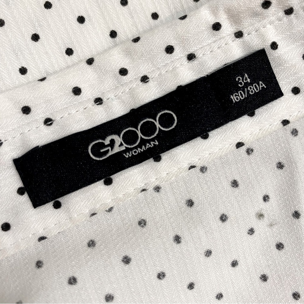 G2000 Cotton Dotted Button Down Shirt - Picture 5 of 6